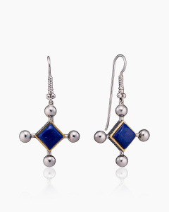 ER091539LAP-CSQ-L Серьги (Ag 925)