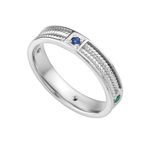 67303056 кольцо с др.камнями (Ag 925)