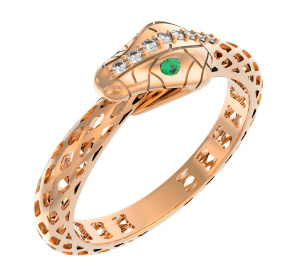 0104661 Кольцо (Au 585)