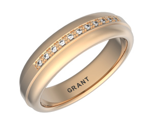 0301297 Кольцо обручальное (Au 585)