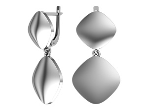 Серьги 2101140-00245 Ag 925