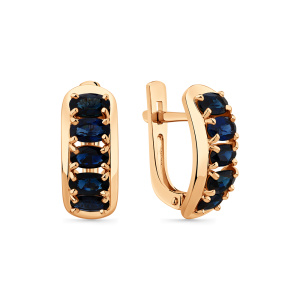 2-107293-00-02 Серьги (Au 585)