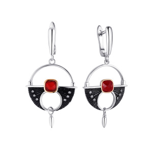 CZ-E00164-X-WG-RG-X-W Серьги (Ag 925)