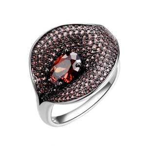 CZ-R02367-X-WB-DB-X-DB Кольцо (Ag 925)