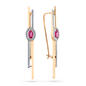 2-108455-00-03 Серьги (Au 585)