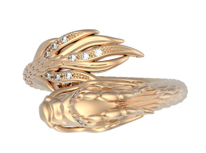 0101919 Кольцо (Au 585)