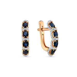 2-109243-70-02 Серьги (Au 585)