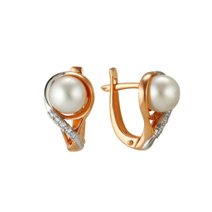 2-104-996 Серьги (Au 585)