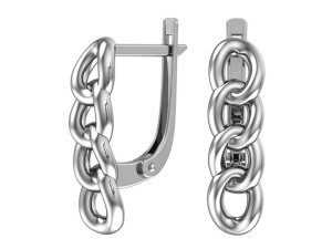 Серьги 2101296-00245 Ag 925