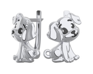 0201673-00875 Серьги (Ag 925)