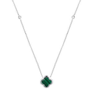 TC-N02157-X-W-Mal-X-W колье (Ag 925)