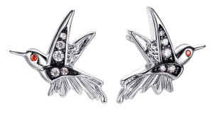 CZ-E03495-X-WB-GA-X-W Серьги (Ag 925)